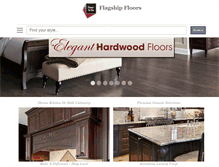Tablet Screenshot of flagshipfloors.com